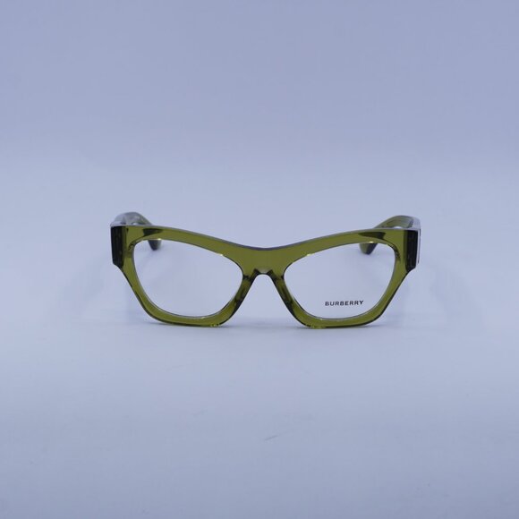 Burberry BE2405U 4118 Eyeglasses Green 53mm Cat Eye Frame - Picture 3 of 10